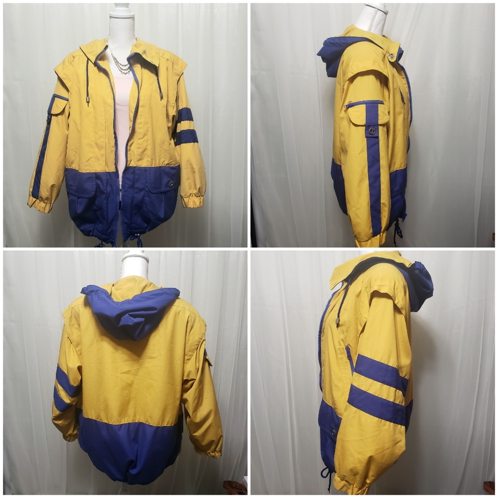 Vintage 80's Mulberry Street Sz L Full Zip Jacket - Picture 7 of 16